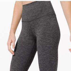 Lululemon Wunder under full length grey leggings luxtreme high rise